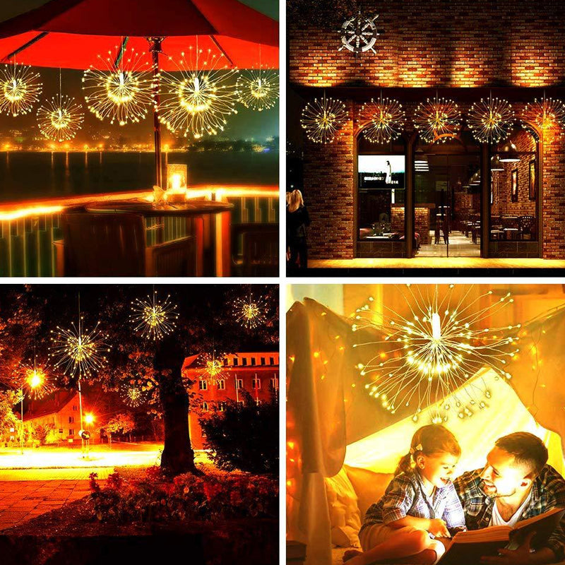 🎆 50% RABATT! 💡 Fyrverkerier LED Koppartrådsträngljus – Flexibel Koppartråd, Varmt Ljus & Dekorativ Festbelysning ✨