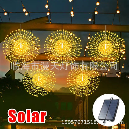 🎆 50% RABATT! 💡 Fyrverkerier LED Koppartrådsträngljus – Flexibel Koppartråd, Varmt Ljus & Dekorativ Festbelysning ✨