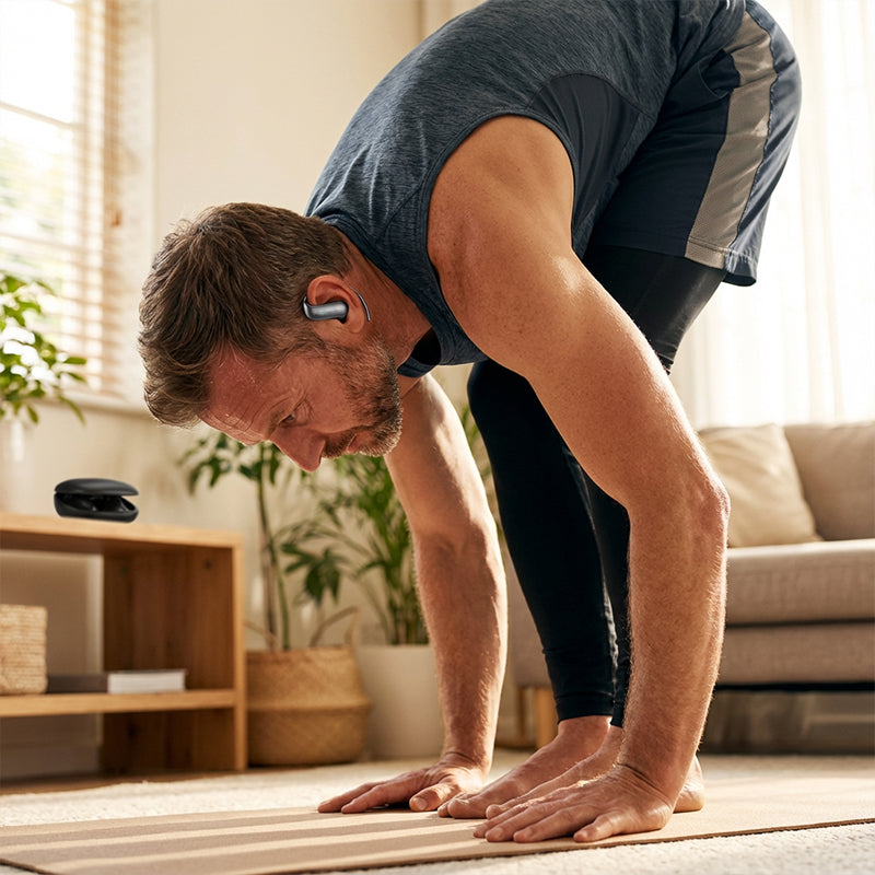 🎧50% RABATT! Trådlösa hörlurar med benledning och bekväm passform