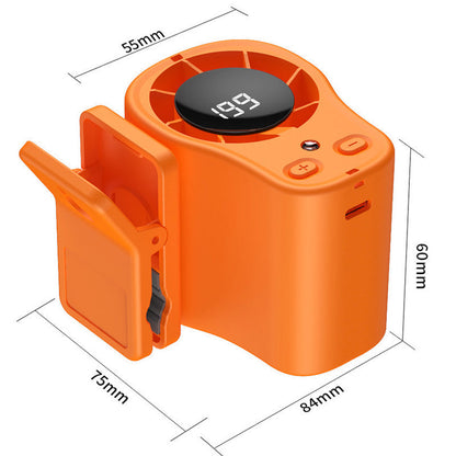 ✨Handsfree-fläkt🌬️ med LED-skärm📱