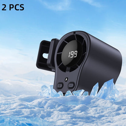 🚗 50% RABATT NU!❄️ Handsfree-fläkt med LED-skärm – Kraftfull Kylning & Stabil Fästning – Bärbar Essential 🔋