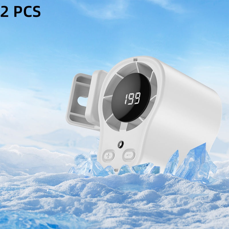 🚗 50% RABATT NU!❄️ Handsfree-fläkt med LED-skärm – Kraftfull Kylning & Stabil Fästning – Bärbar Essential 🔋