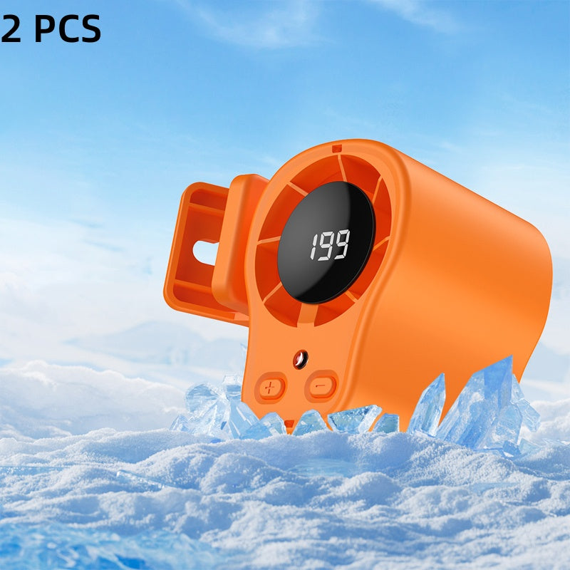 🚗 50% RABATT NU!❄️ Handsfree-fläkt med LED-skärm – Kraftfull Kylning & Stabil Fästning – Bärbar Essential 🔋