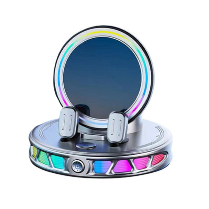 📱✨ RGB-bilhållare med automatisk klämning & 15W trådlös laddning – praktisk mobilhållare för bilen 🚗