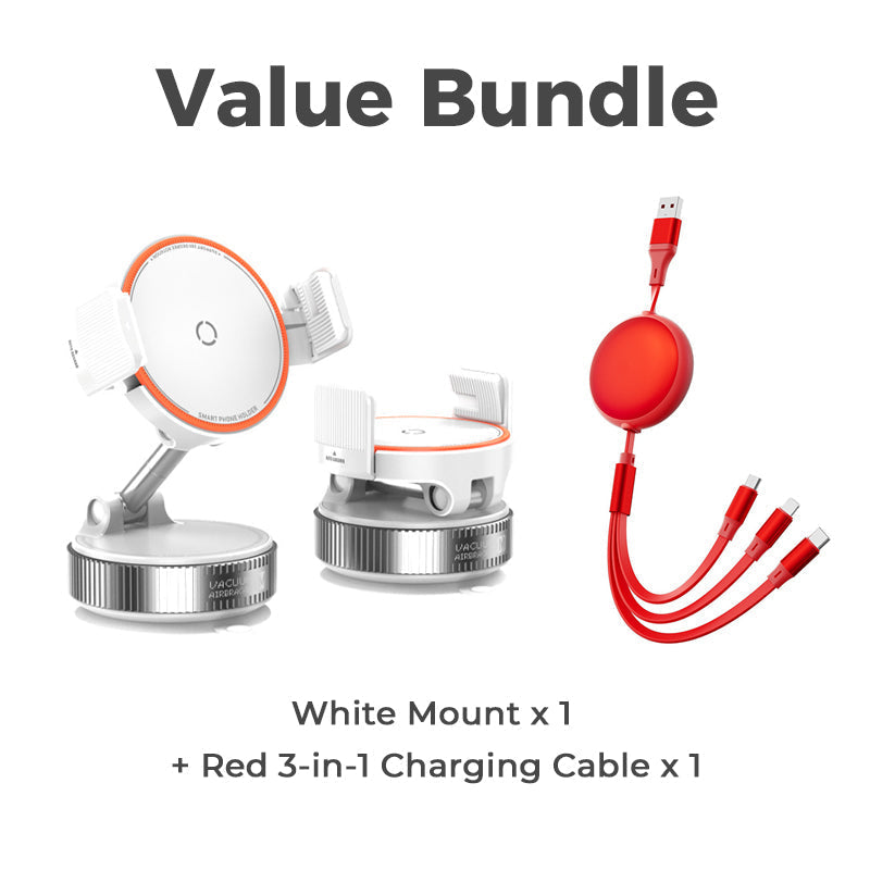 📱🧲 50 % RABATT NU! – Magnetisk bilhållare med vakuumsugkopp, N55 & 1080° rotation 🚗
