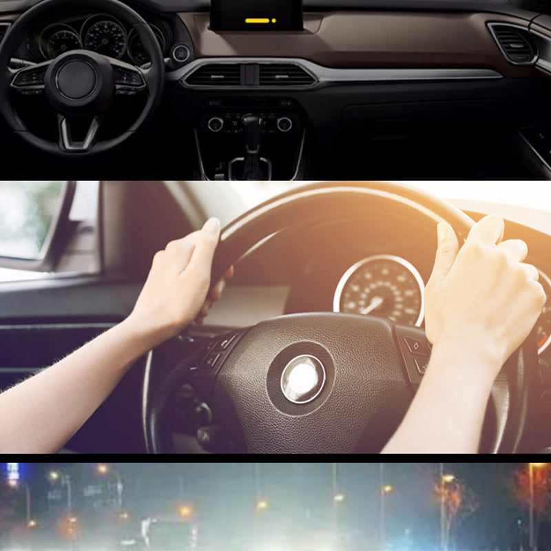 🚗🌙 Universellt HD-antibländande bilsolskydd för dag & natt – hjälper till att minska bländning och förbättra sikten ✨
