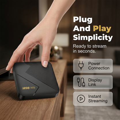 🔥 50% RABATT ＆ Fri frakt🎁 Android TV-box med Bluetooth ✨ Enkel streaming, smidigt ljud & bild i toppklass – perfekt för vardagsrum och filmkvällar 🍿🏡