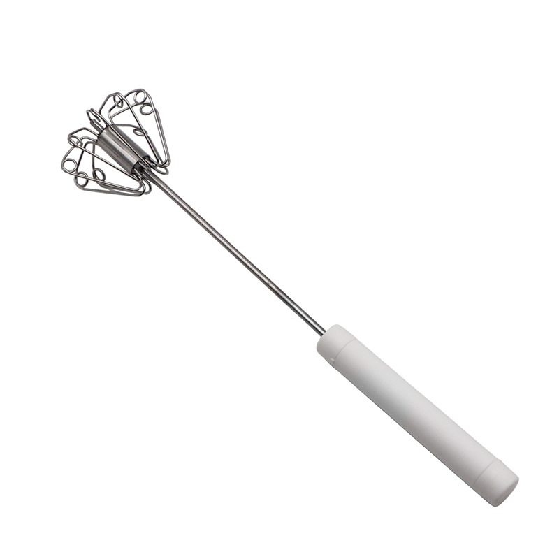 🥚✨ Halvautomatisk handvisp i rostfritt stål – snabb, enkel och ergonomisk vispning 🍰