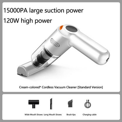 🚗💨 Trådlös bildammsugare – 10 000 Pa sugkraft, 400 g lätt design & 4 000 mAh batteri ✨