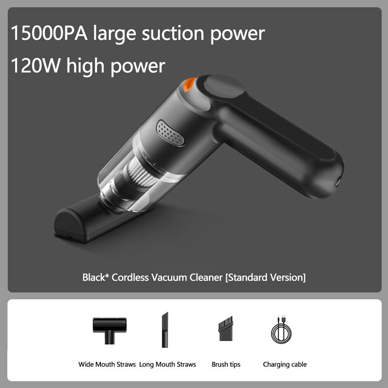 🚗💨 Trådlös bildammsugare – 10 000 Pa sugkraft, 400 g lätt design & 4 000 mAh batteri ✨