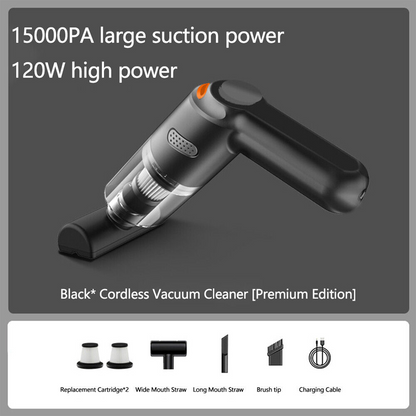 🚗💨 Trådlös bildammsugare – 10 000 Pa sugkraft, 400 g lätt design & 4 000 mAh batteri ✨