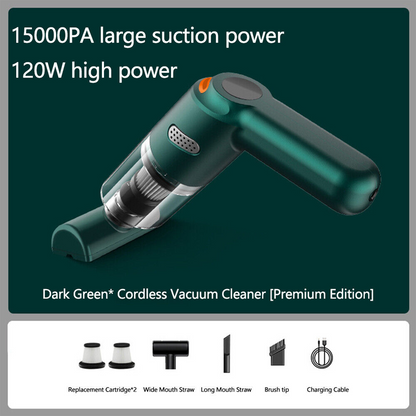 🚗💨 Trådlös bildammsugare – 10 000 Pa sugkraft, 400 g lätt design & 4 000 mAh batteri ✨
