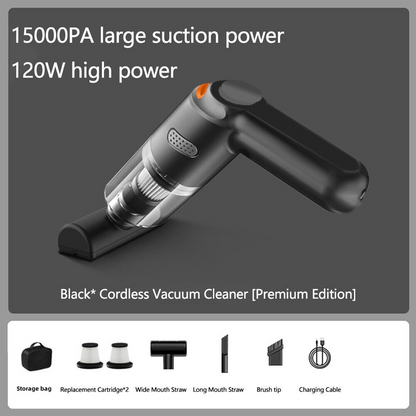 🚗💨 Trådlös bildammsugare – 10 000 Pa sugkraft, 400 g lätt design & 4 000 mAh batteri ✨