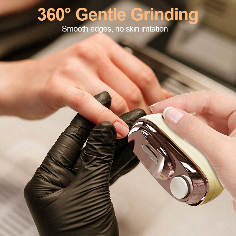 ✂️💅 2-i-1 säker elektrisk nagelklippare – klipp och slipa samtidigt med anti-kläm, LED-ljus & skonsam 360° slipning 🛡️✨