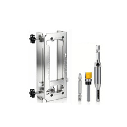 🔧📐 Justerbares Gangfräswerkzeug – Komplettset aus 6061-Aluminium mit verstellbarer Länge & Tiefe 🚪✨