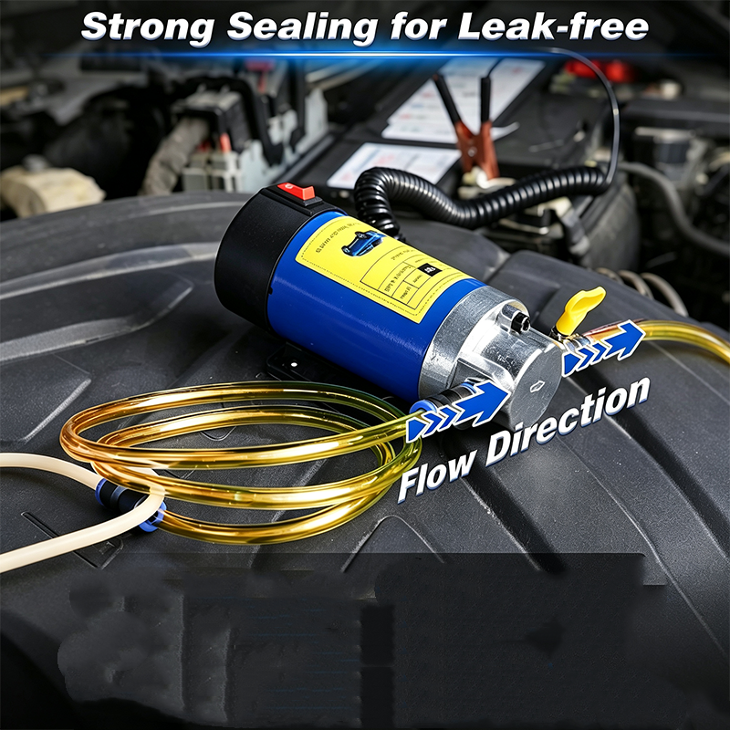 🔧🚗 Bärbar motoroljepump – kopparmotor & aluminiumlegering för enkelt oljebyte och vätskeöverföring ⚡✨