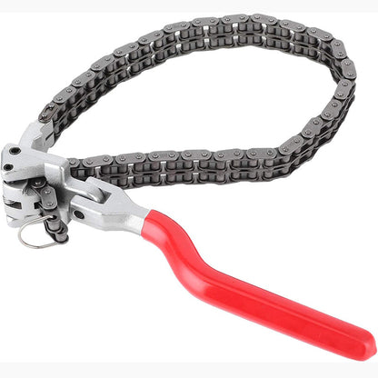 🔧⛓️ Tung kedja oljefilternyckel – starkt grepp för envisa oljefilter, passar 60–160 mm ✨