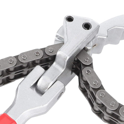 🔧⛓️ Tung kedja oljefilternyckel – starkt grepp för envisa oljefilter, passar 60–160 mm ✨