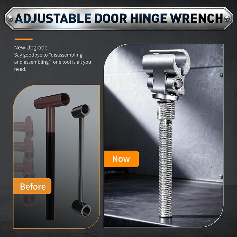 🔧 50 % RABATT NU! 🚪 Universell justerbar dörrgångjärnsnyckel – rostfritt stål, ergonomiskt grepp & enkel justering – perfekt för hemreparation 🛠️