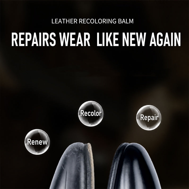 🧴🌸 Universellt läderfärgreparationsbalsam – reparerar repor, vårdar och förnyar läder ✨👜