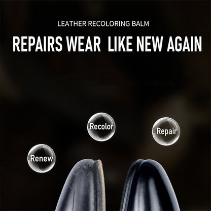 🧴🌸 Universellt läderfärgreparationsbalsam – reparerar repor, vårdar och förnyar läder ✨👜