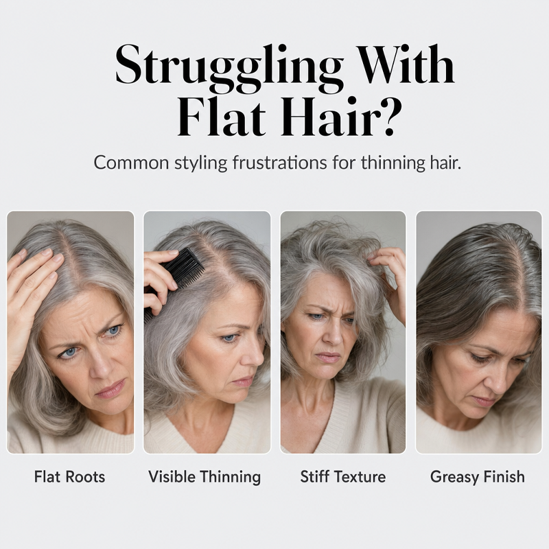 🔥 Fluffy Hair Shaping Spray – volymgivande spray med långvarig effekt och persikodoft