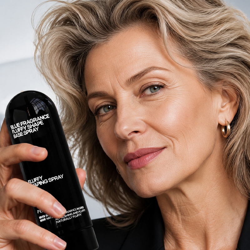 🔥 Fluffy Hair Shaping Spray – volymgivande spray med långvarig effekt och persikodoft