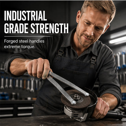 🔧 Köp 1 få 1 GRATIS ! ⚙️ Multifunktionell vinkelsliparnyckel – justerbar & universell – smidd av #45 kolstål & rostskyddad – perfekt för verkstaden 🛠️