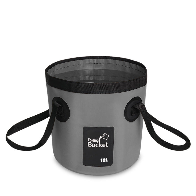 🐟 50 % RABATT NU! 🏕️ Hopfällbar fiskehink portabel – 12 liter kapacitet, vattentät & ultrakompakt – perfekt för fiske, camping och utomhusäventyr 🌲