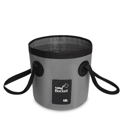 🐟 50 % RABATT NU! 🏕️ Hopfällbar fiskehink portabel – 12 liter kapacitet, vattentät & ultrakompakt – perfekt för fiske, camping och utomhusäventyr 🌲