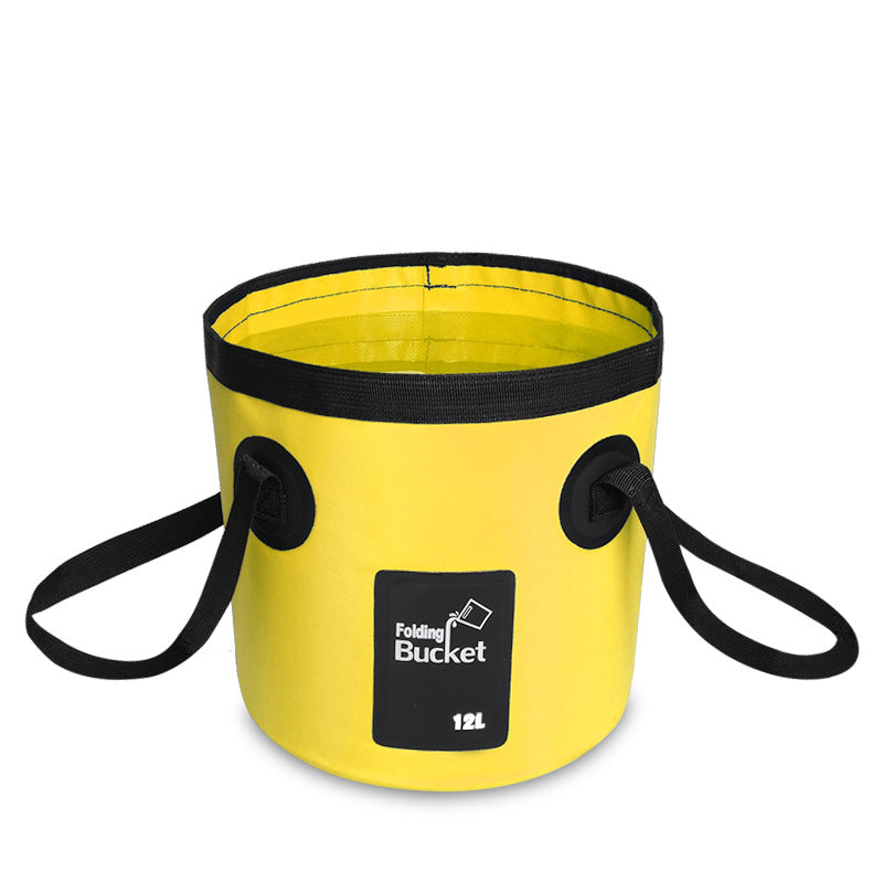 🐟 50 % RABATT NU! 🏕️ Hopfällbar fiskehink portabel – 12 liter kapacitet, vattentät & ultrakompakt – perfekt för fiske, camping och utomhusäventyr 🌲
