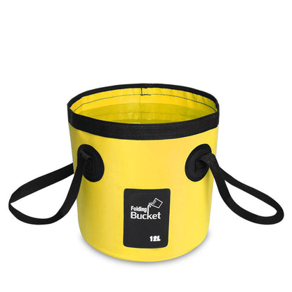 🐟 50 % RABATT NU! 🏕️ Hopfällbar fiskehink portabel – 12 liter kapacitet, vattentät & ultrakompakt – perfekt för fiske, camping och utomhusäventyr 🌲