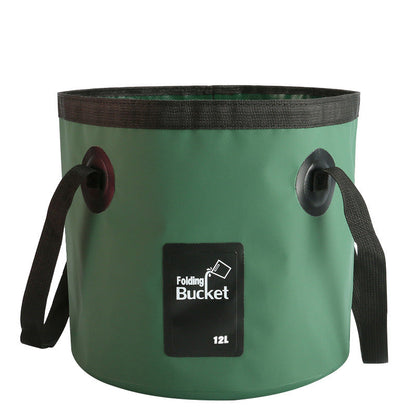 🐟 50 % RABATT NU! 🏕️ Hopfällbar fiskehink portabel – 12 liter kapacitet, vattentät & ultrakompakt – perfekt för fiske, camping och utomhusäventyr 🌲
