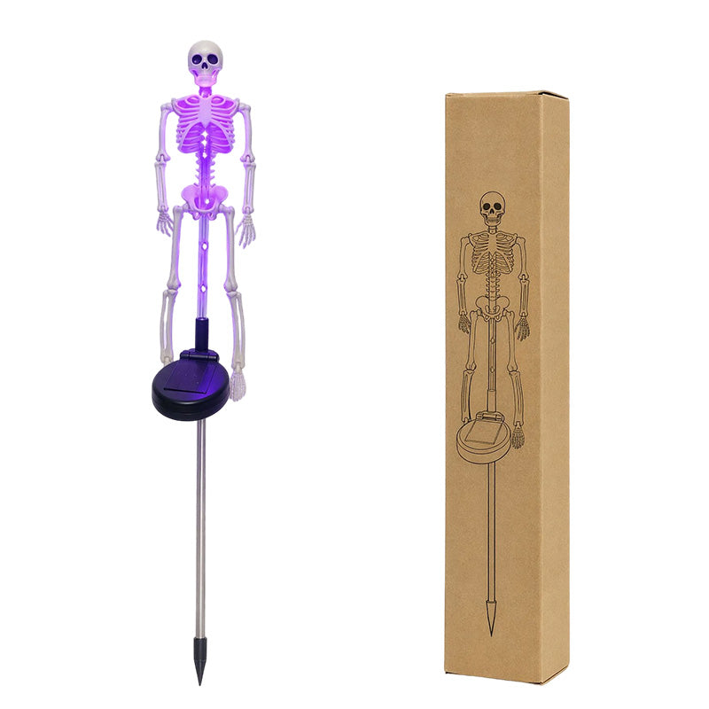 🎃💡 Solcellsdrivna skelettlampor för marken – lyser i mörkret, solcellsdrivna, enkla att installera. Perfekta för spökiga trädgårdar, verandor och gångvägar! 👻🪦✅