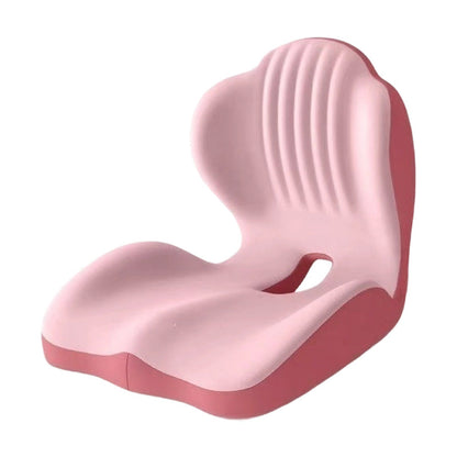🪑✨ Ergonomisk sittdyna i memoryskum med ryggstöd – bekväm och stödjande för hemmet, kontoret och bilen 💺🛡️