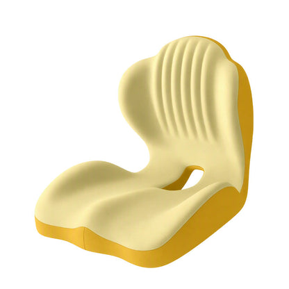🪑✨ Ergonomisk sittdyna i memoryskum med ryggstöd – bekväm och stödjande för hemmet, kontoret och bilen 💺🛡️