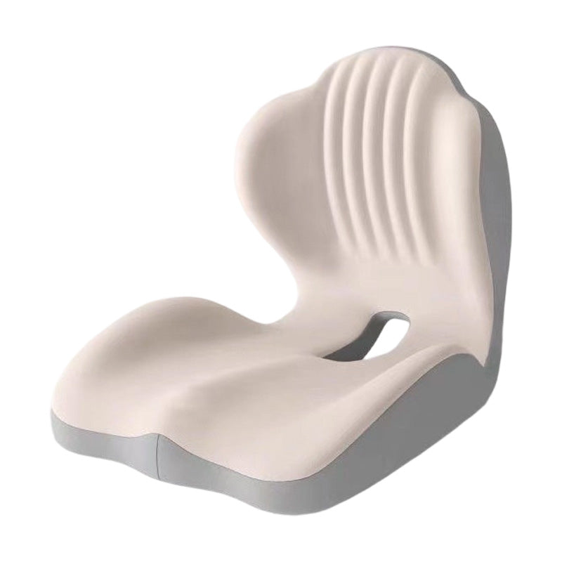 🪑✨ Ergonomisk sittdyna i memoryskum med ryggstöd – bekväm och stödjande för hemmet, kontoret och bilen 💺🛡️