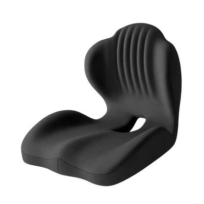 🪑✨ Ergonomisk sittdyna i memoryskum med ryggstöd – bekväm och stödjande för hemmet, kontoret och bilen 💺🛡️