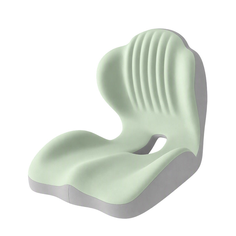 🪑✨ Ergonomisk sittdyna i memoryskum med ryggstöd – bekväm och stödjande för hemmet, kontoret och bilen 💺🛡️