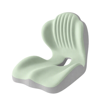 🪑✨ Ergonomisk sittdyna i memoryskum med ryggstöd – bekväm och stödjande för hemmet, kontoret och bilen 💺🛡️