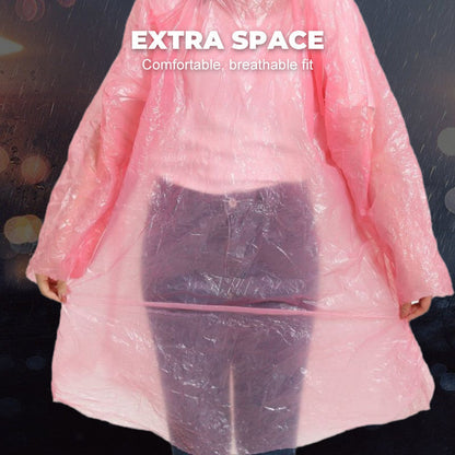 ☔ 50 % RABATT + KÖP 1 – FÅ 1 GRATIS! 🌧️ Mini-Regnponcho i Bollformat – Portabel, Vattentät & Perfekt För Resor och Utomhusbruk 🎒✨