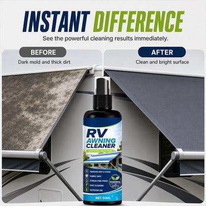 🚐 50% RABATT NU! Kraftfull markisrengöringsspray för husbilar – professionell tygrengöring, mögelborttagning & långvarig glans – perfekt för husbilsmarkiser och utomhustyger ✨🧼