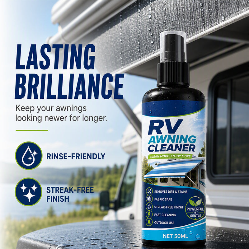 🚐 50% RABATT NU! Kraftfull markisrengöringsspray för husbilar – professionell tygrengöring, mögelborttagning & långvarig glans – perfekt för husbilsmarkiser och utomhustyger ✨🧼