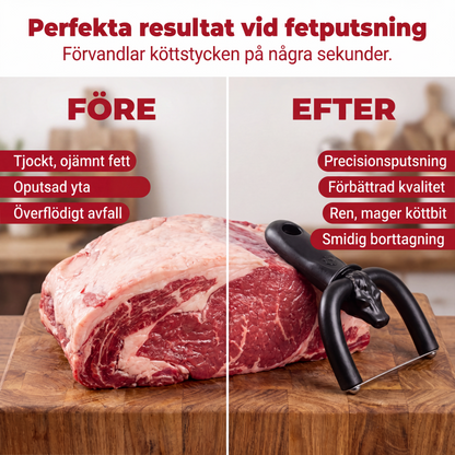 🥩 Trimma fett snabbare och jämnare – handhållen fetttrimningsapparat för nötkött och fläsk