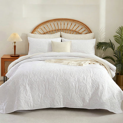 🛏️✨ Sängklädesset i 100 % bomull – enfärgad design, 4-delars set för en bekvämare sovmiljö 🌙