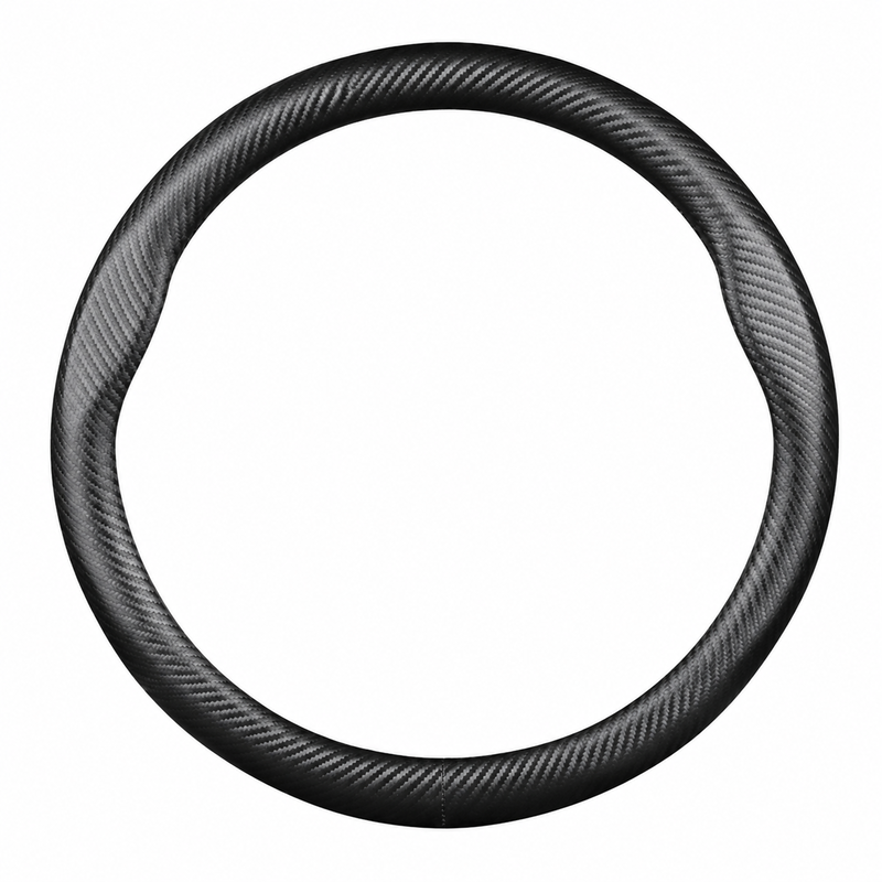 🚗✨ Universellt rattöverdrag i kolfiber – stilrent, bekvämt och greppvänligt 🖤