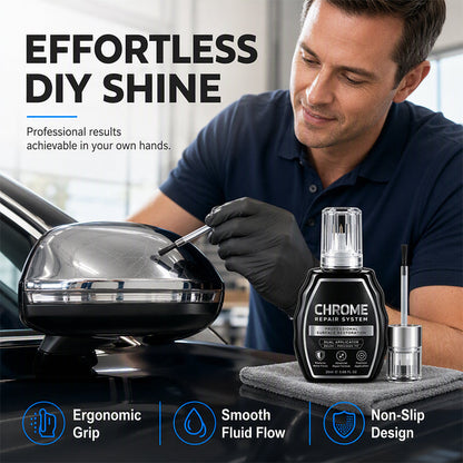 ✨🖊️ 50 % RABATT IDAG! Återställ matt och anlupen krom till strålande glans – enkel DIY-reparation & långvarigt skydd! 🚗🏠