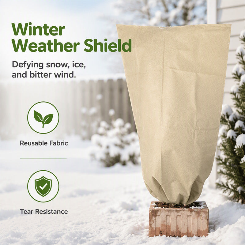 🌱❄️ Slitstarkt frostskyddsöverdrag i fiberduk – skydda växterna när kylan kommer 🌿✨