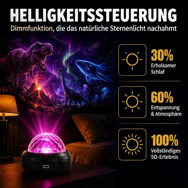 🌌🦖 Dinosaurieprojektorlampa – förvandla barnrummet till en magisk förhistorisk undervattensvärld ✨
