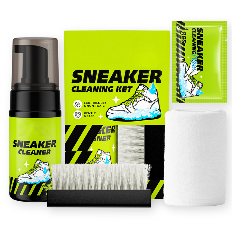 🔥👟 Vattenfritt skumrengöringskit för sneakers – enkel rengöring för fräscha och rena skor ✨